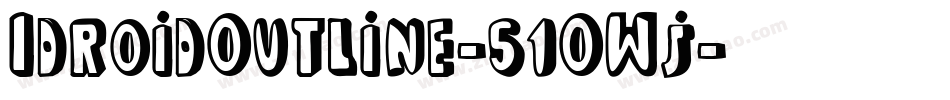 IdroidOutline-51OWj字体转换