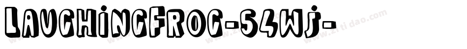 LaughingFrog-54wj字体转换