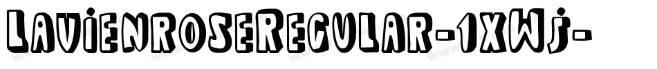 LavienroseRegular-1xWj字体转换
