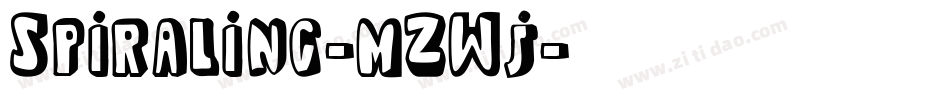 Spiraling-mZWj字体转换