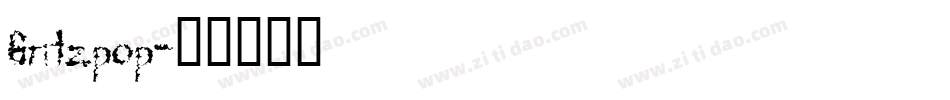 Gritzpop字体转换