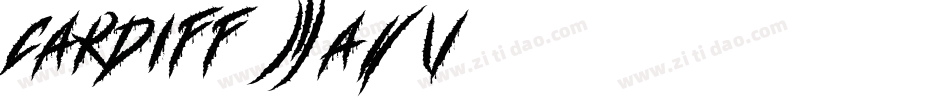 Cardiff-5a2v字体转换