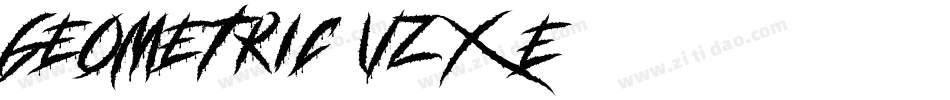 Geometric-vZ0E字体转换