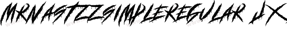 MrnastzzsimpleRegular-j0E9字体转换