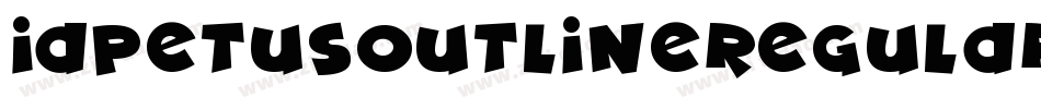 IapetusOutlineRegular-a3gm字体转换