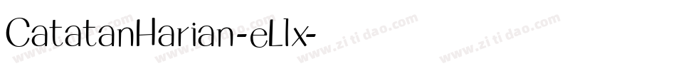 CatatanHarian-eLlx字体转换