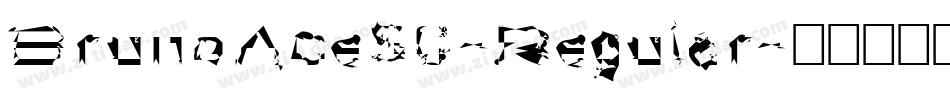 BrunoAceSC-Regular字体转换