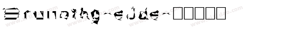 Brunothg-eJde字体转换