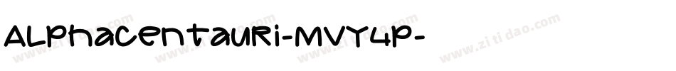 Alphacentauri-MVY4p字体转换