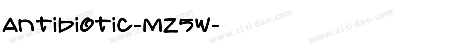 Antibiotic-MZ5w字体转换