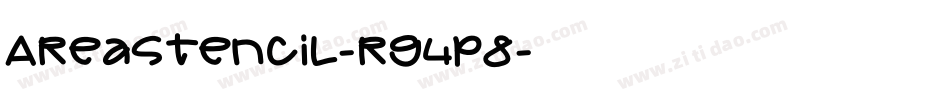 AreaStencil-rg4p8字体转换