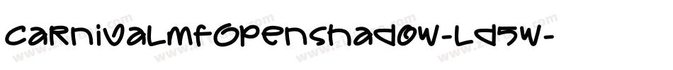 CarnivalmfOpenshadow-ld5w字体转换