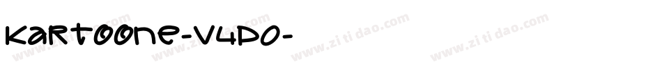 Kartoone-V4P0字体转换