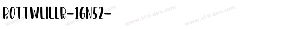 Rottweiler-1Gn52字体转换