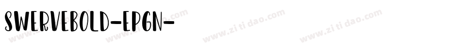 SwerveBold-EpGn字体转换