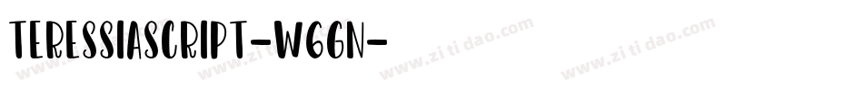 TeressiaScript-W6Gn字体转换