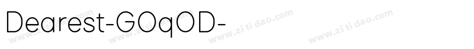 Dearest-GOqOD字体转换