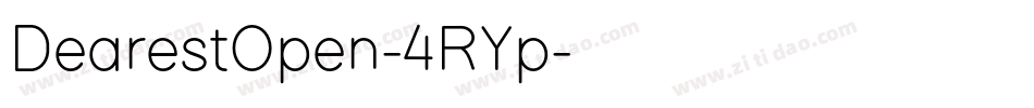 DearestOpen-4RYp字体转换