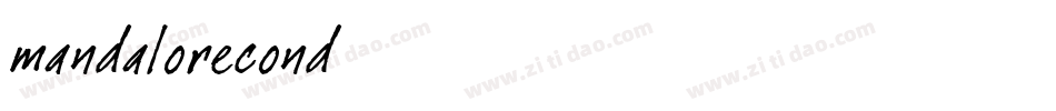 mandalorecond字体转换