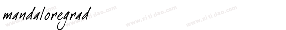 mandaloregrad字体转换