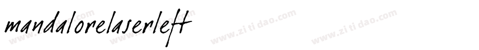 mandalorelaserleft字体转换