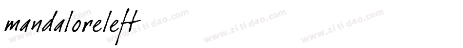 mandaloreleft字体转换