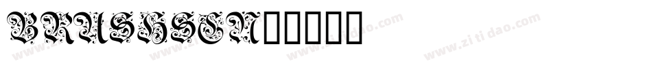 Brushscn字体转换