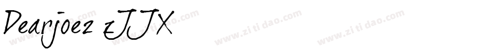 Dearjoe2-zJJX字体转换