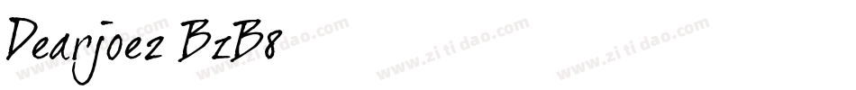 Dearjoe2-BzB8字体转换
