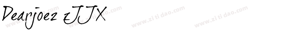 Dearjoe2-zJJX字体转换