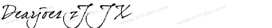 Dearjoe2-zJJX字体转换