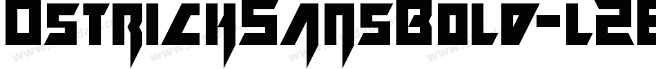 OstrichSansBold-l28Z字体转换