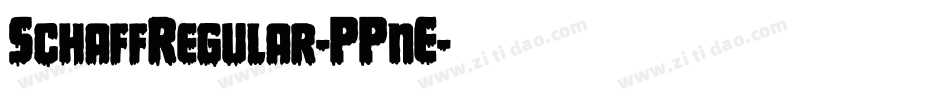 SchaffRegular-PPnE字体转换