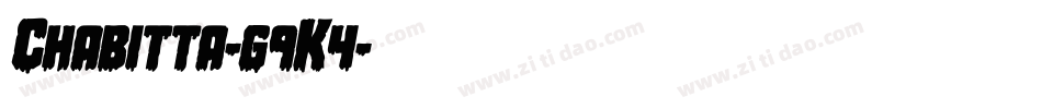 Chabitta-g9K4字体转换