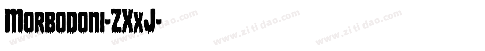 Morbodoni-ZXxJ字体转换