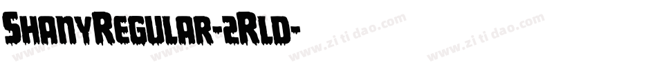 ShanyRegular-2Rld字体转换