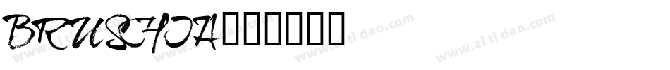 BRUSHIA字体转换