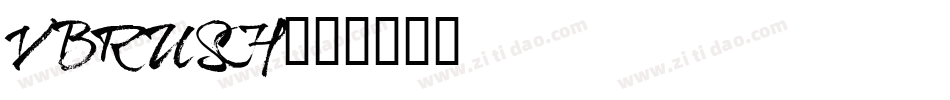 VBRUSH字体转换
