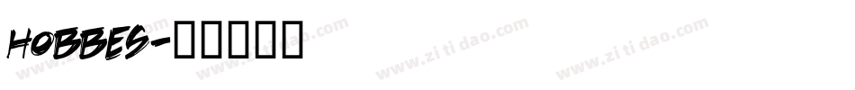 Hobbes字体转换