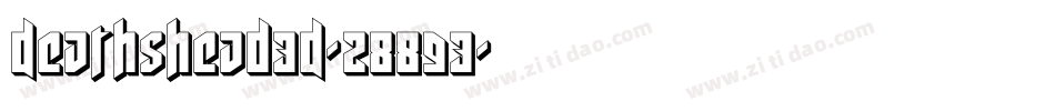 Deathshead3D-z8893字体转换