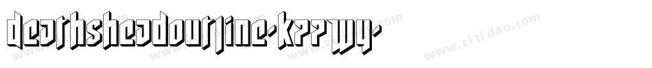 DeathsheadOutline-K77Wy字体转换