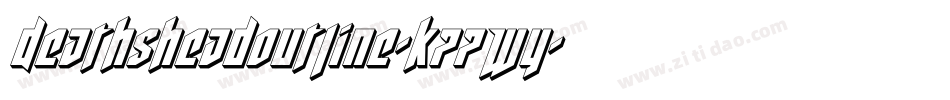 DeathsheadOutline-K77Wy字体转换