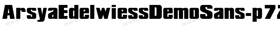 ArsyaEdelwiessDemoSans-p7ZDr字体转换