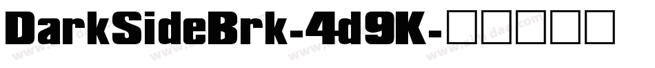 DarkSideBrk-4d9K字体转换