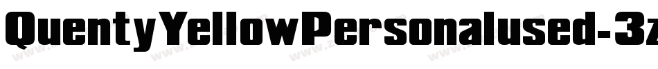 QuentyYellowPersonalused-3z9K8字体转换