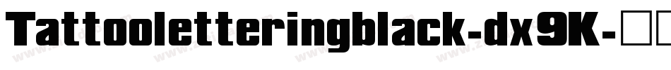 Tattooletteringblack-dx9K字体转换
