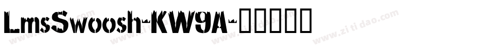 LmsSwoosh-KW9A字体转换