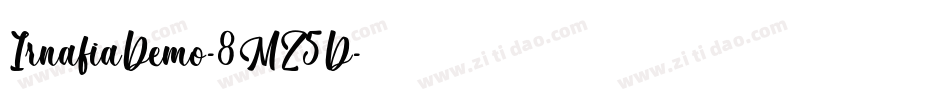 IrnafiaDemo-8MZ5D字体转换