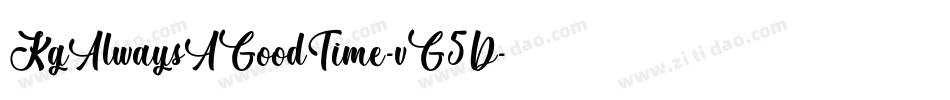 KgAlwaysAGoodTime-vG5D字体转换 KgAlwaysAGoodTime-vG5D字体转换