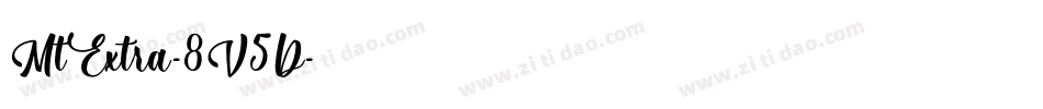 MtExtra-8V5D字体转换